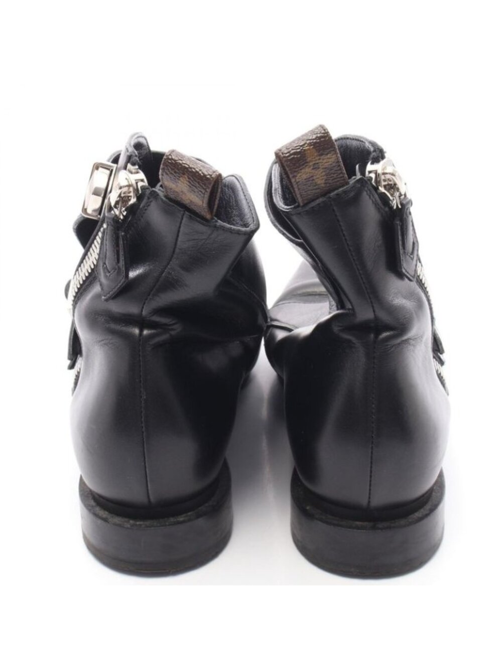 Louis Vuitton Boots Jumble Line Leather Canvas Shoes Short - Picture 7 of 7